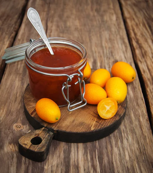 Delicious kumquat  jam — Stock Photo, Image