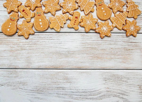 クリスマスの生姜、蜂蜜のクッキー — ストック写真