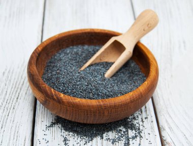 Haşhaş tohumu ile kase