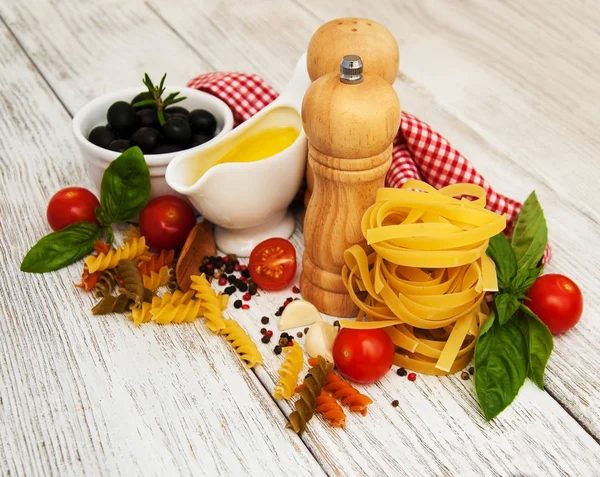 Ιταλικά τρόφιμα συστατικά — Φωτογραφία Αρχείου