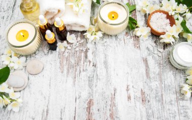 Yasemin çiçekleri Spa konseptiyle