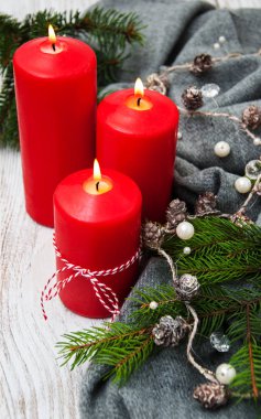 Mum ile Noel süslemesi