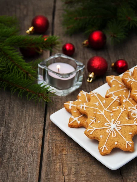 Tabakta Noel kurabiyeleri