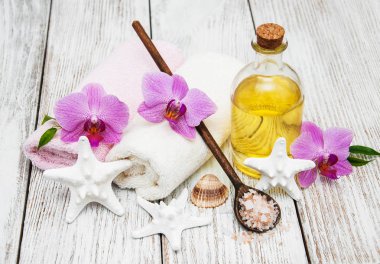 Pembe orkide Spa konseptiyle