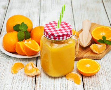 Portakal suyu ile jar