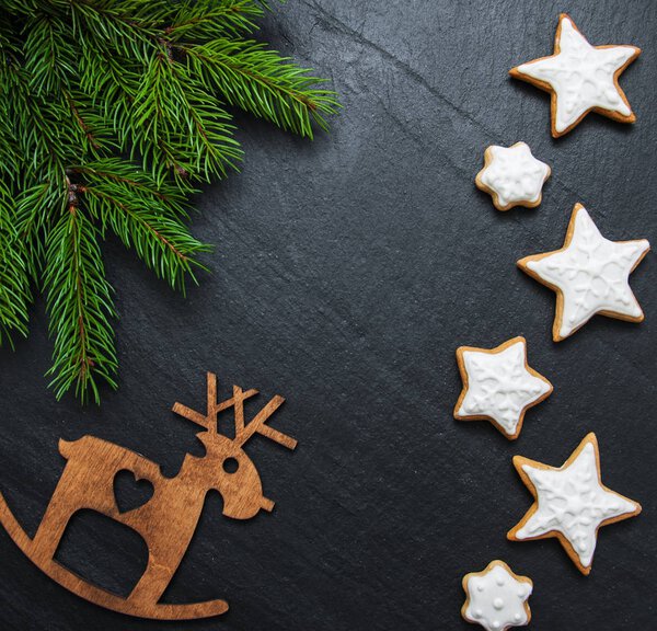 Christmas ginger and honey  cookies