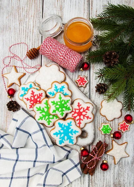 Christmas ginger and honey cookies