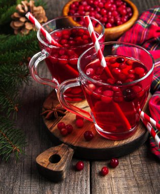 Noel sıcak sıcak sıcak şarap