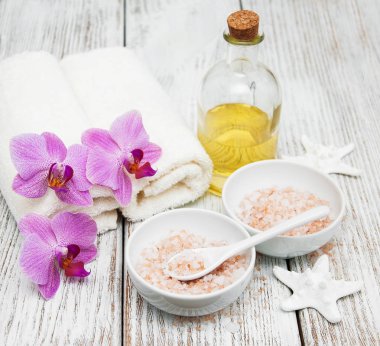 Pembe orkide Spa konseptiyle