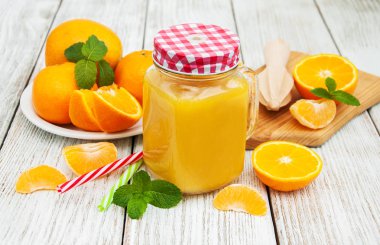 Portakal suyu ile jar