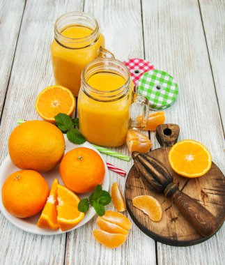 Portakal suyu ile jar