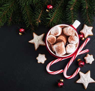 Süslemeli Noel arkaplanı