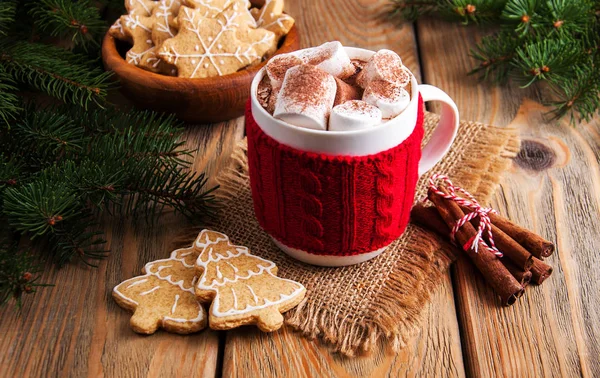 Cup of Christmas cocoa — Stock Photo, Image