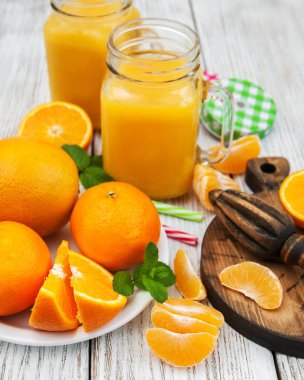 Portakal suyu ile jar
