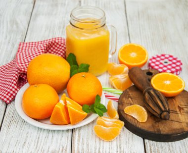 Portakal suyu ile jar