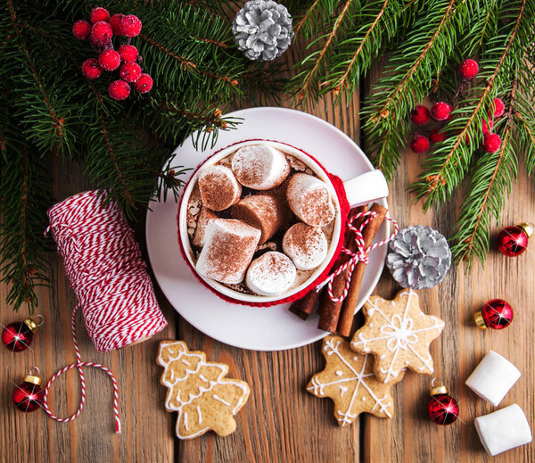 Чашка рождественского какао
