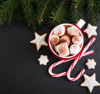 Süslemeli Noel arkaplanı