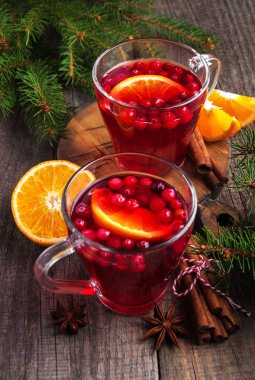Noel sıcak sıcak sıcak şarap
