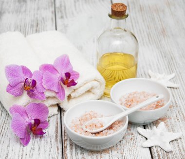 Pembe orkide Spa konseptiyle