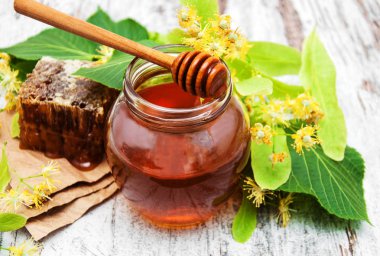 Bal ve ıhlamur çiçek