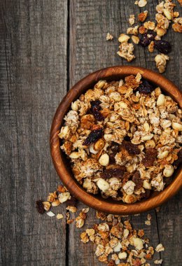 Granola ile kase