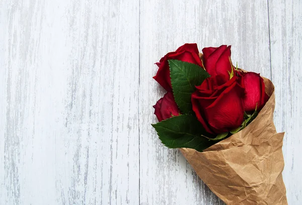 Bouquet di rose rosse — Foto Stock