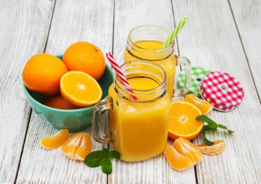 Portakal suyu ile jar