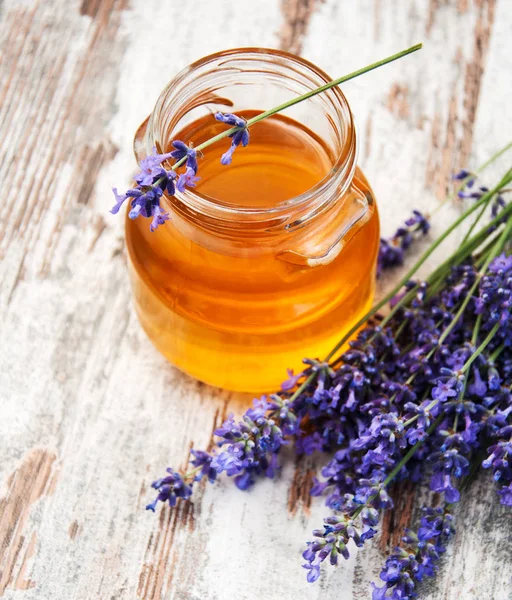 Miel y lavanda — Foto de Stock