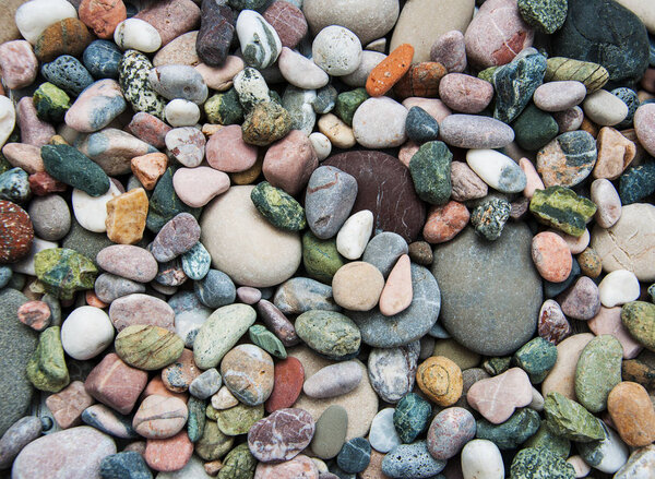 Sea pebble stones 