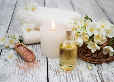 Yasemin çiçekleri Spa konseptiyle