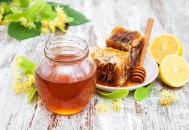 Bal ve ıhlamur çiçek