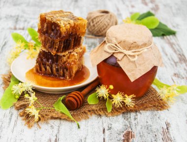 Bal ve ıhlamur çiçek