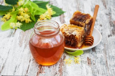 Bal ve ıhlamur çiçek