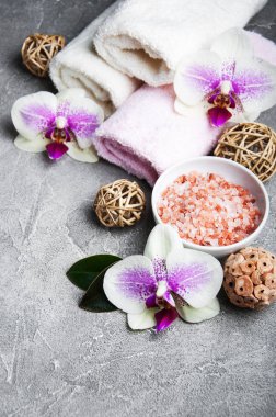Orkide çiçekleri Spa konseptiyle
