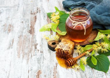 Bal ve ıhlamur çiçek