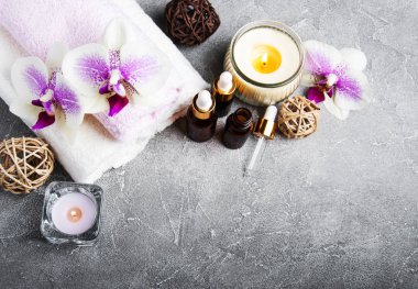 Orkide çiçekleri Spa konseptiyle