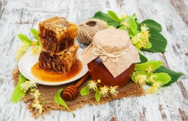 Bal ve ıhlamur çiçek