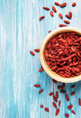 Kuru kırmızı goji meyveleri 