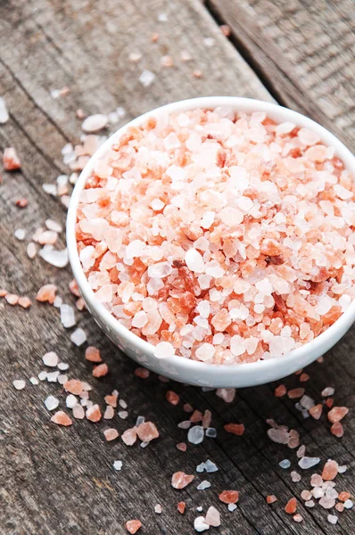 Růžová sůl z Himalájí — Stock fotografie