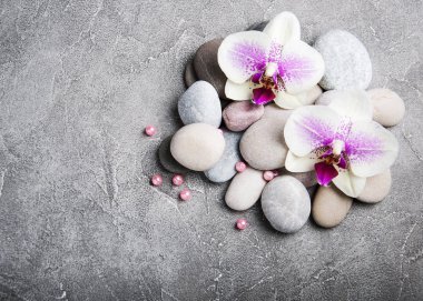 Orkide çiçekleri Spa konseptiyle