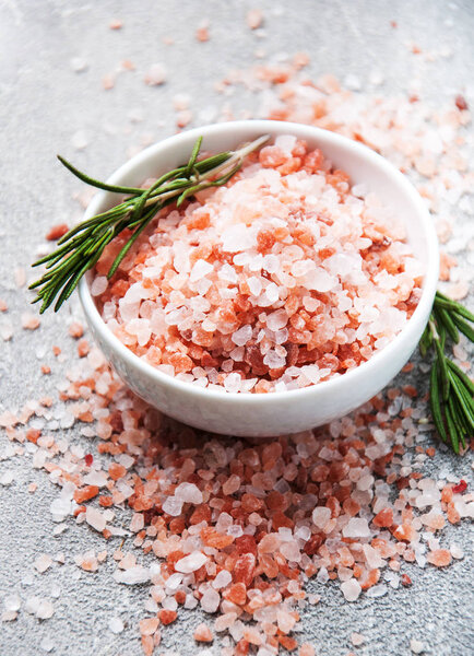 Pink salt from the Himalayas
