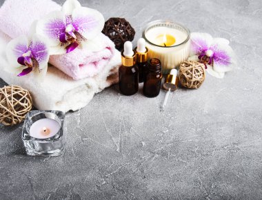 Orkide çiçekleri Spa konseptiyle