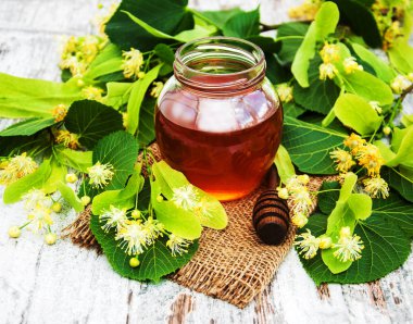 Bal ve ıhlamur çiçek