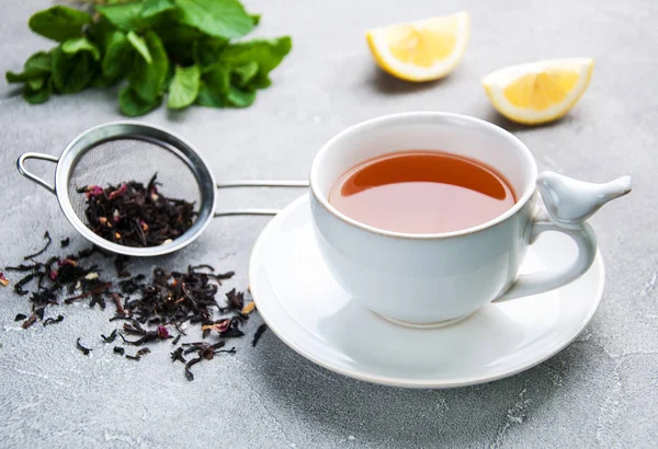 Te med citron och mynta — Stockfoto