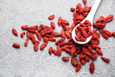 Kuru kırmızı goji meyveleri 