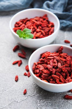 Kuru kırmızı goji meyveleri 