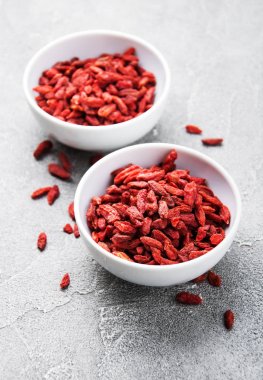 Kuru kırmızı goji meyveleri 