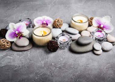 Orkide çiçekleri Spa konseptiyle