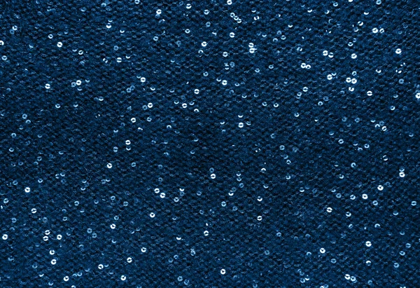 Fondo festivo fatto di paillettes blu — Foto Stock