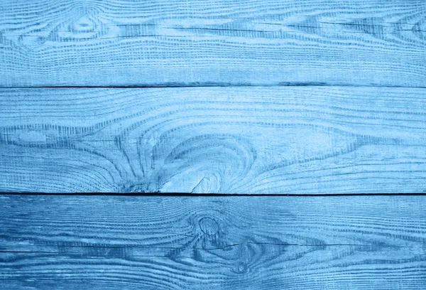 Fundo de madeira velho tonificado cor azul clássico — Fotografia de Stock